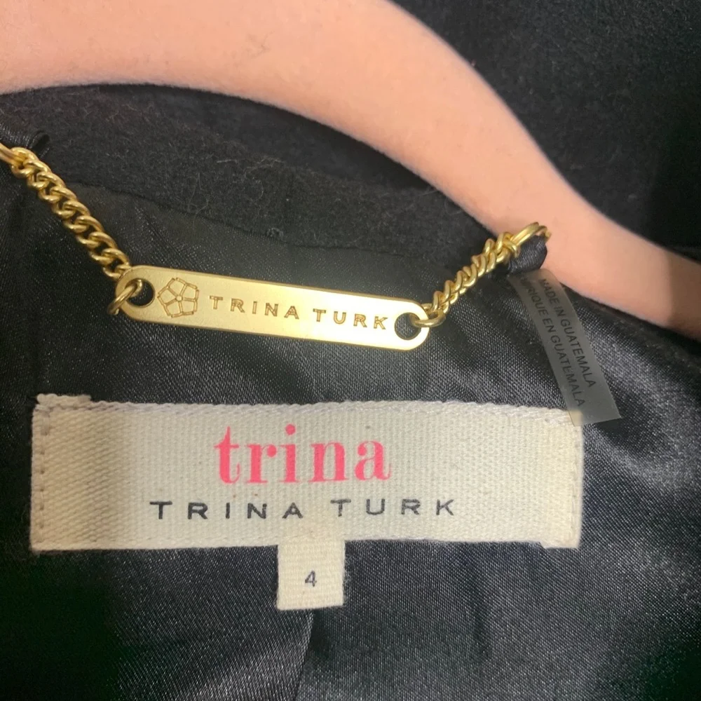 Trina Turk Ali wrap wool jacket - Picture 6 of 8